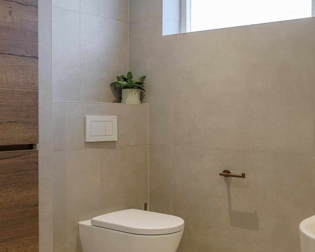 Luxe Badkamer met Koper Accenten Hilversum afbeelding 7